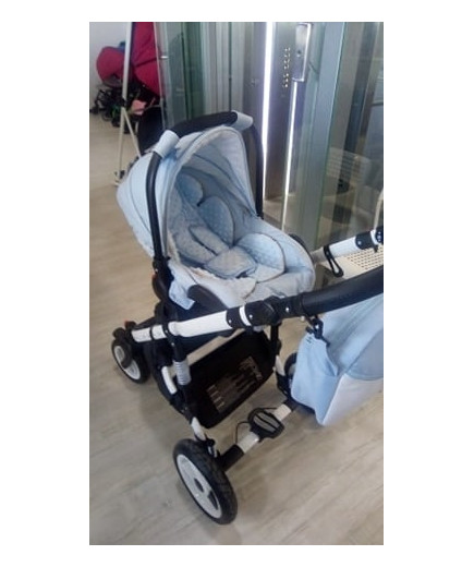 Adbor-Бебешка количка 3в1 Zarra White цвят:34