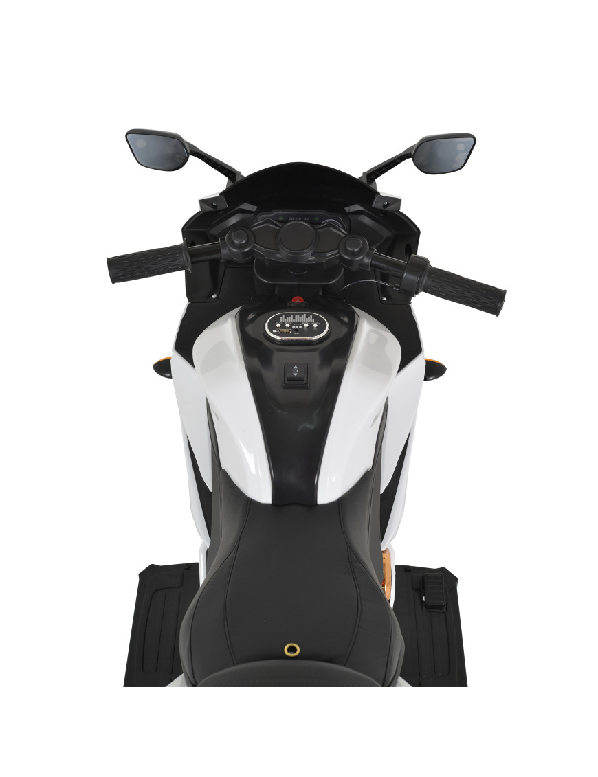 Акумулаторен мотор Motocross бял