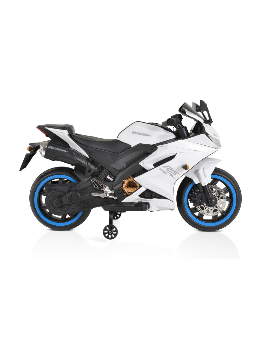 Акумулаторен мотор Motocross бял