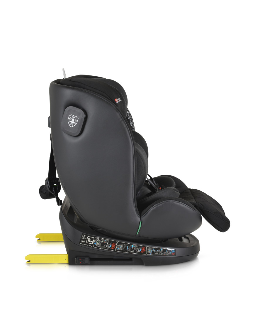 Стол за кола Castor 40-150см черен