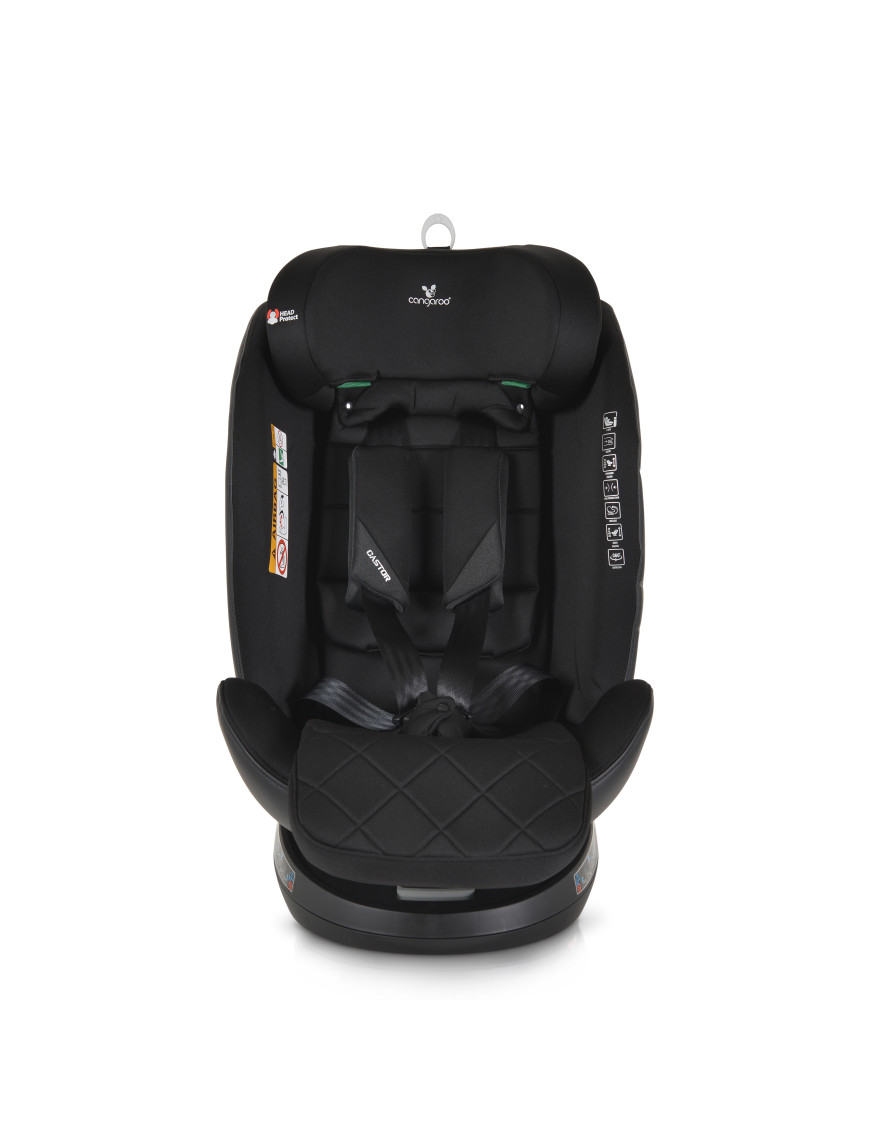 Стол за кола Castor 40-150см черен