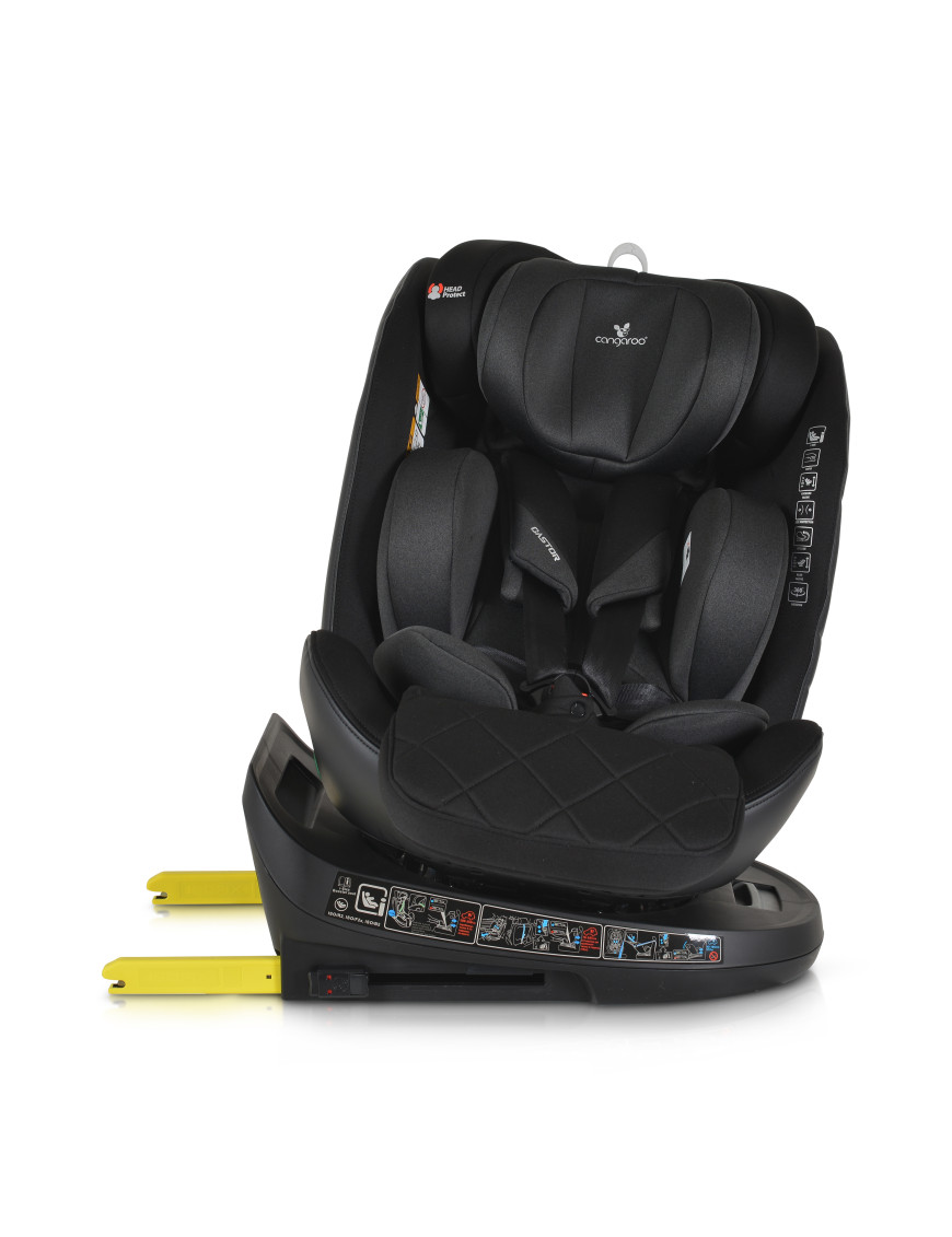 Стол за кола Castor 40-150см черен