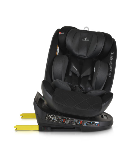 Стол за кола Castor 40-150см черен