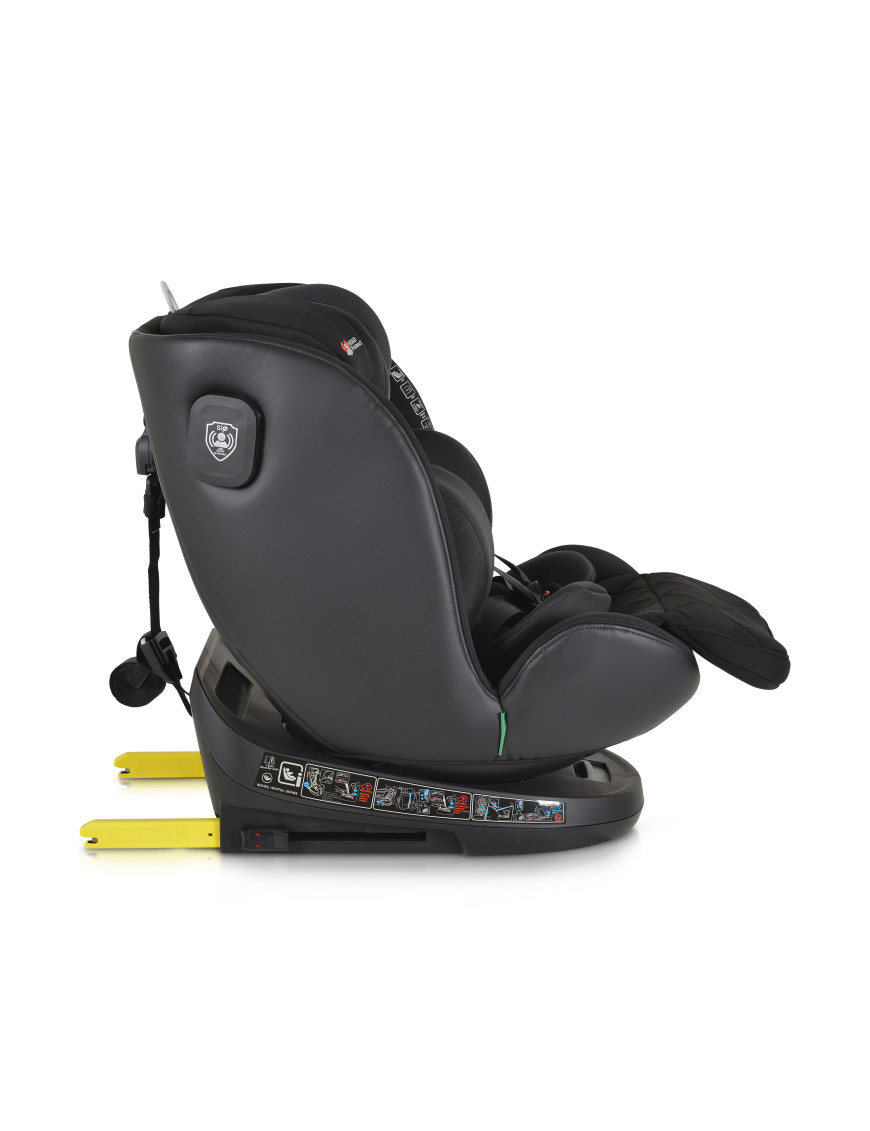 Стол за кола Castor 40-150см черен