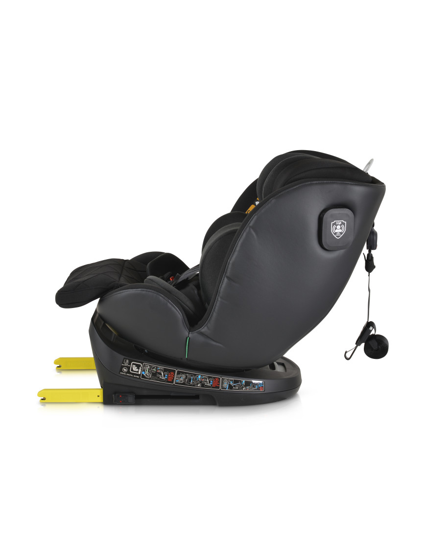 Стол за кола Castor 40-150см черен