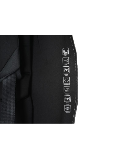 Стол за кола Castor 40-150см сив