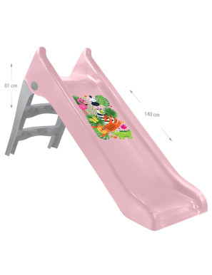 Пързалка 140 cm 12797 розов пастел