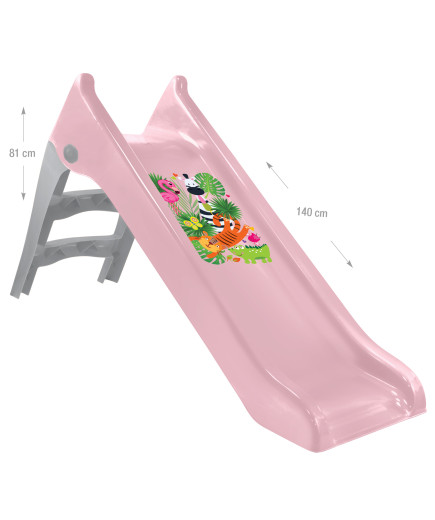 Пързалка 140 cm 12797 розов пастел