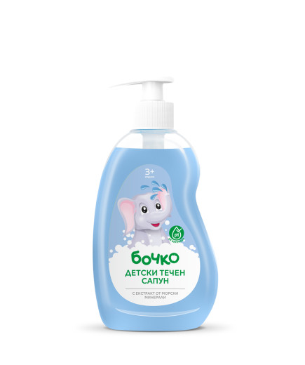 БОЧКО Детски течен сапун с аромат на море 410 мл