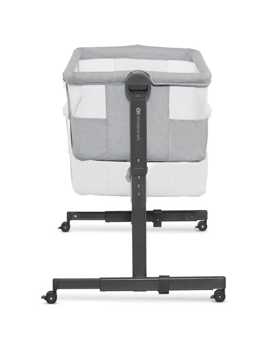 KinderKraft NESTE UP 2 бебешка кошара LIGHT GREY