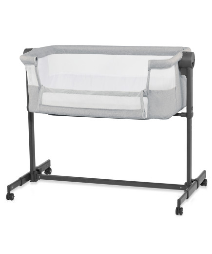 KinderKraft NESTE UP 2 бебешка кошара LIGHT GREY
