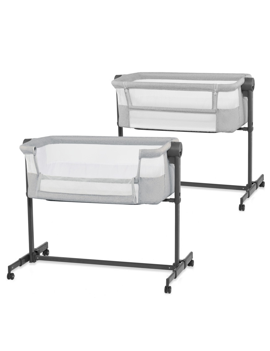 KinderKraft NESTE UP 2 бебешка кошара LIGHT GREY
