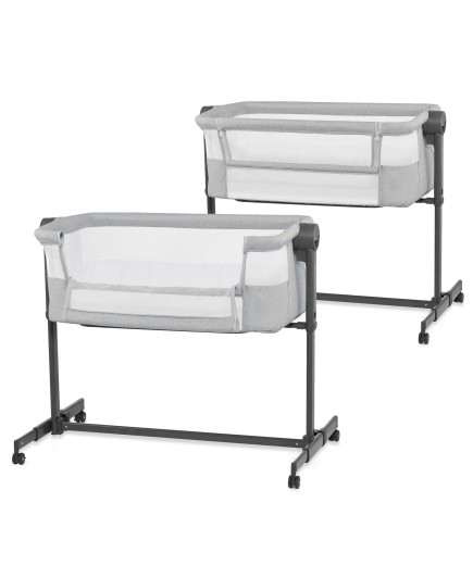 KinderKraft NESTE UP 2 бебешка кошара LIGHT GREY