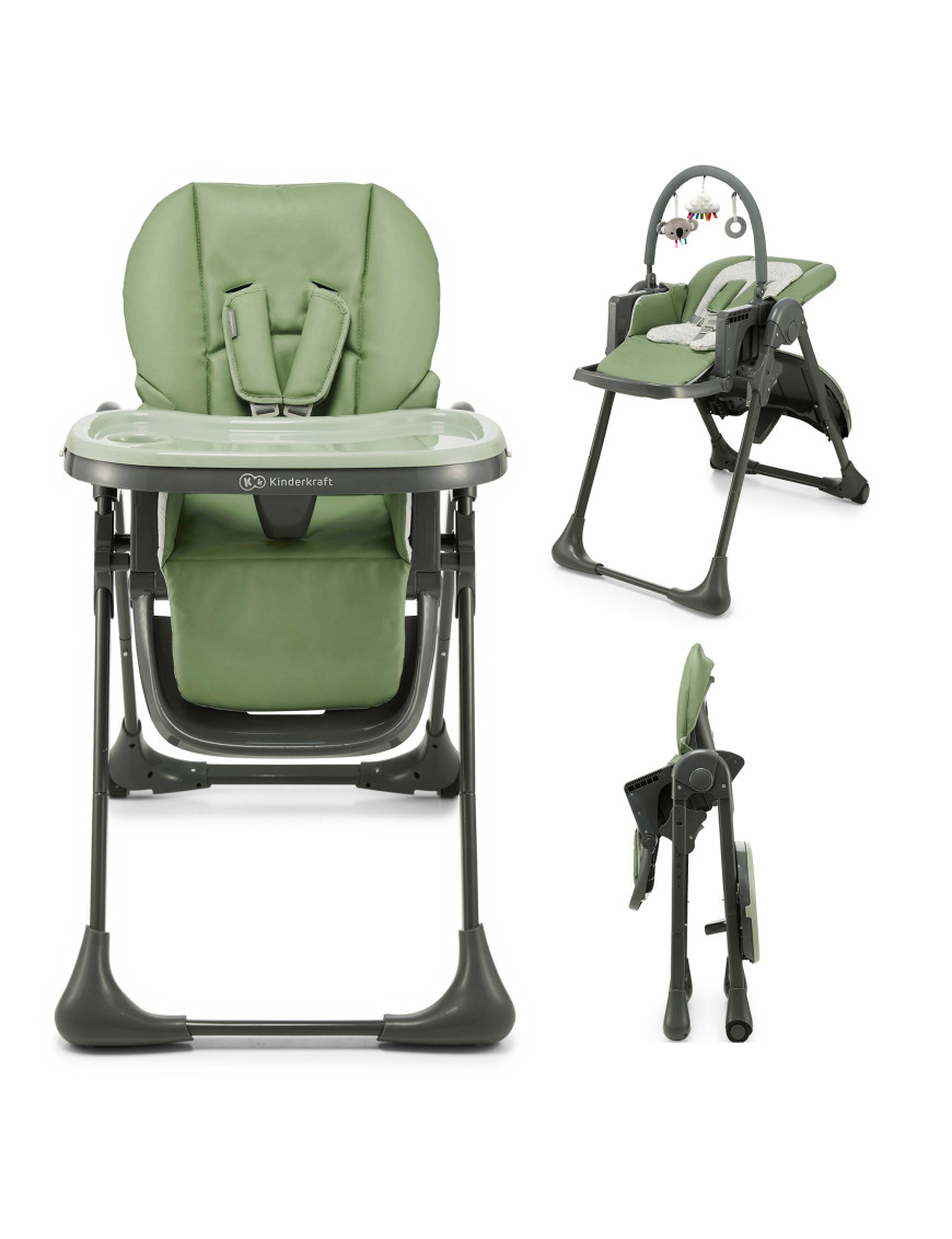 Kinderkraft TUMMIE столче за хранене GREEN