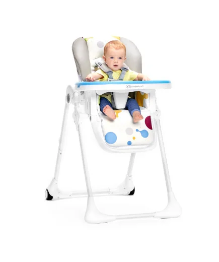KinderKraft столче за хранене YUMMY сиво KKKYUMMGRY