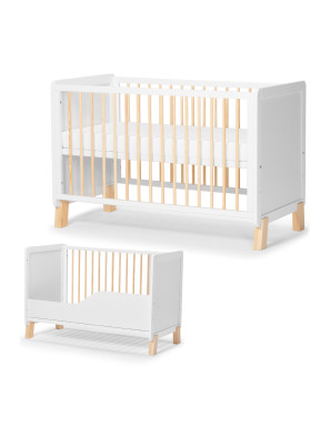 Kinderkraft NICO креватче бяло БЕЗ МАТРАК 2