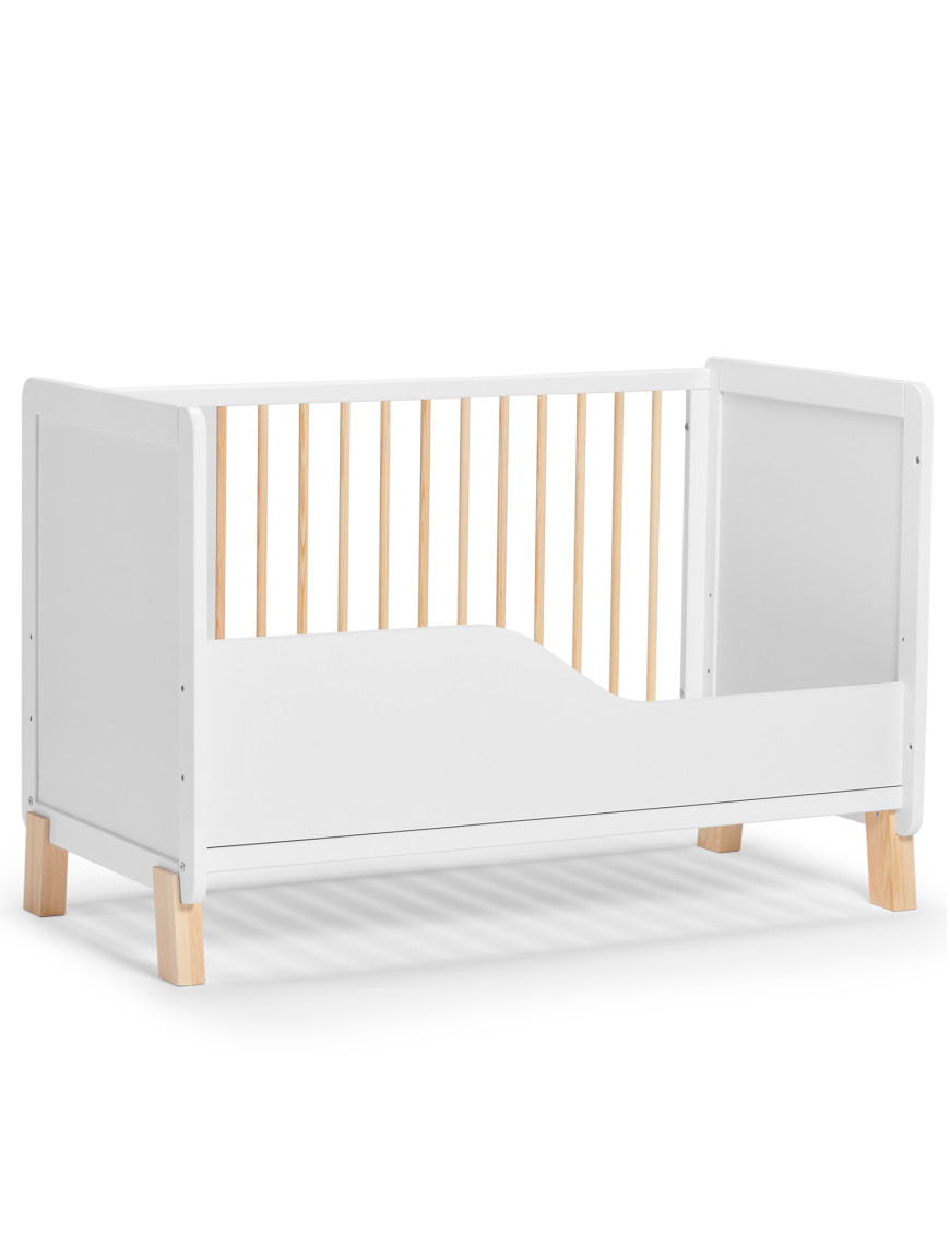 Kinderkraft NICO креватче бяло БЕЗ МАТРАК