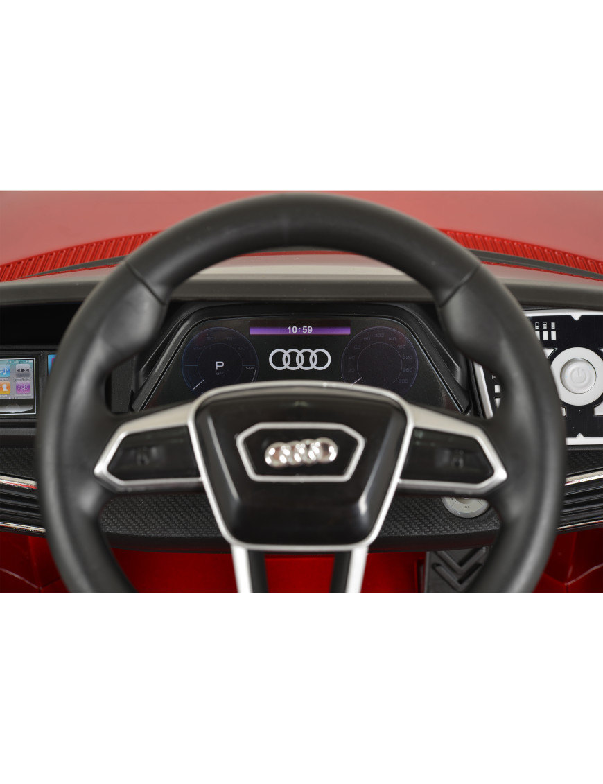 Акумулаторна кола Audi RS e-tron 717 червен...