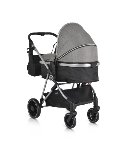 КОМБИНИРАНА ДЕТСКА КОЛИЧКА Kali сив