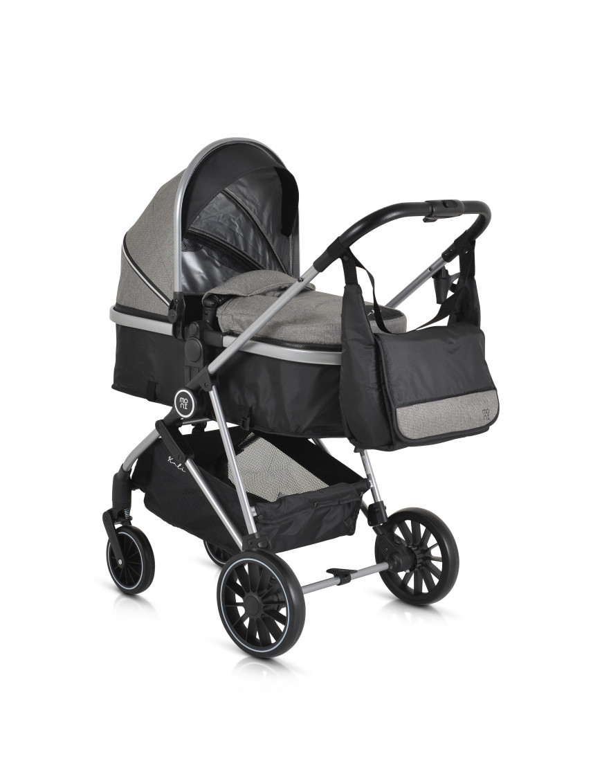 КОМБИНИРАНА ДЕТСКА КОЛИЧКА Kali сив