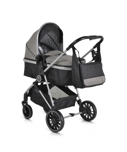 КОМБИНИРАНА ДЕТСКА КОЛИЧКА Kali сив