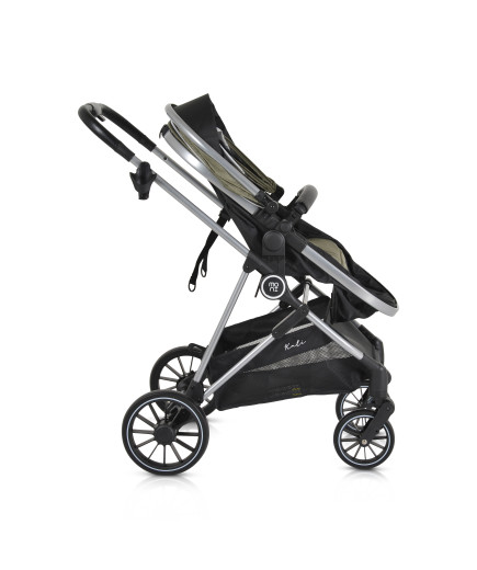 Комбинирана детска количка Kali маслиново-зелен