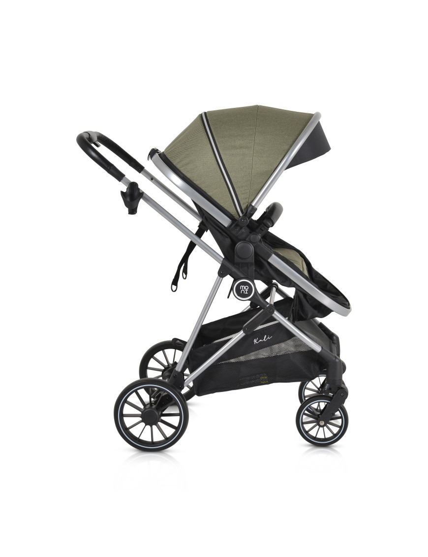 Комбинирана детска количка Kali маслиново-зелен