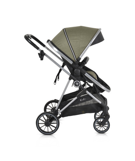 Комбинирана детска количка Kali маслиново-зелен