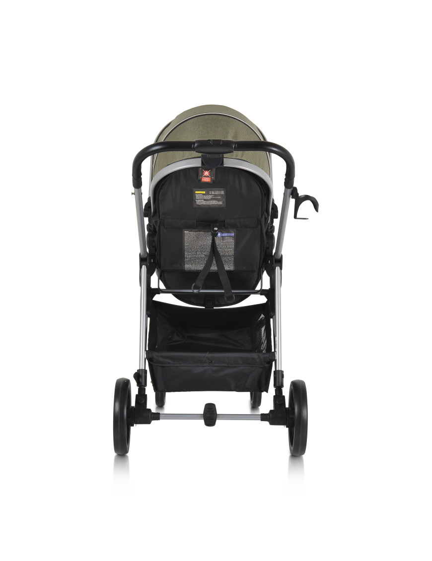 Комбинирана детска количка Kali маслиново-зелен