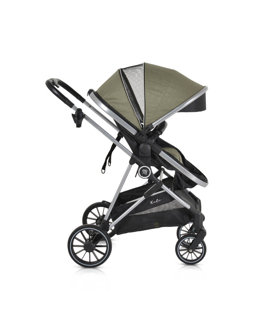 Комбинирана детска количка Kali маслиново-зелен