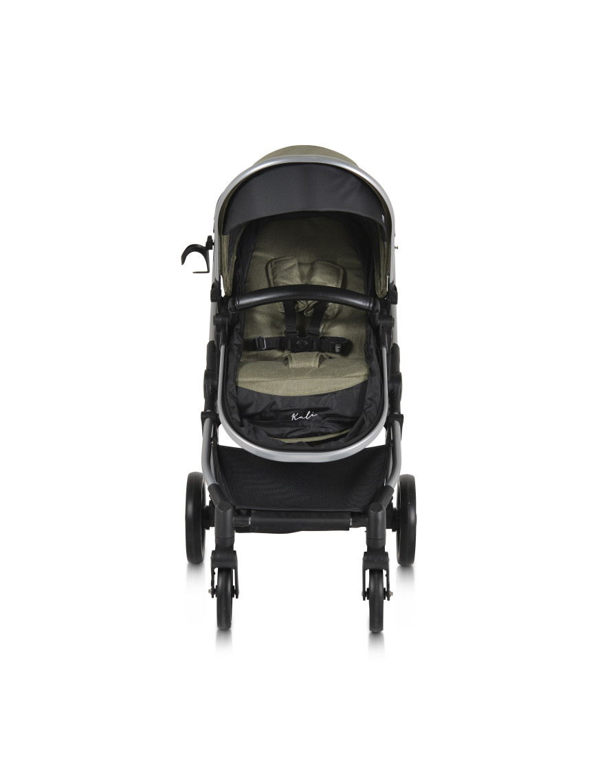 Комбинирана детска количка Kali маслиново-зелен