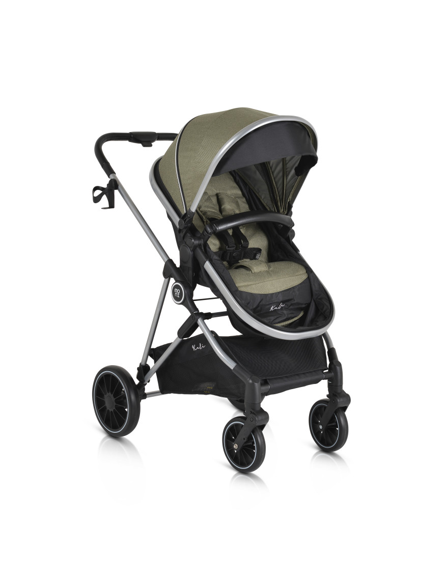 Комбинирана детска количка Kali маслиново-зелен