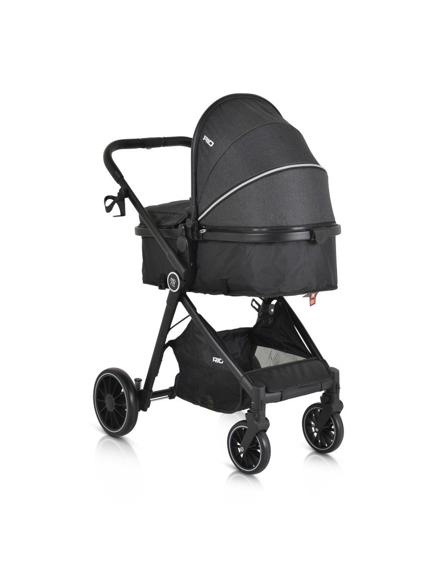 КОМБИНИРАНА ДЕТСКА КОЛИЧКА Rio черен