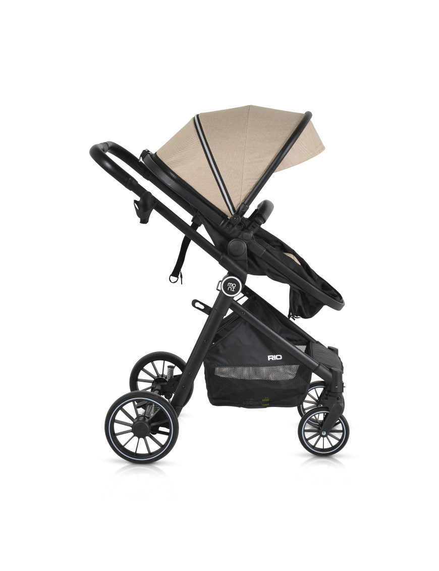 КОМБИНИРАНА ДЕТСКА КОЛИЧКА RIO каки