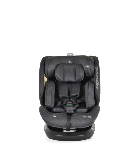 Стол за кола Draco 40-150см черен