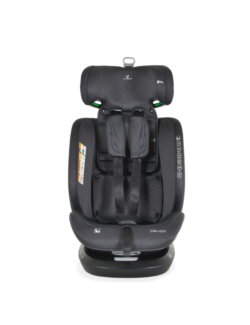 Стол за кола Draco 40-150см черен