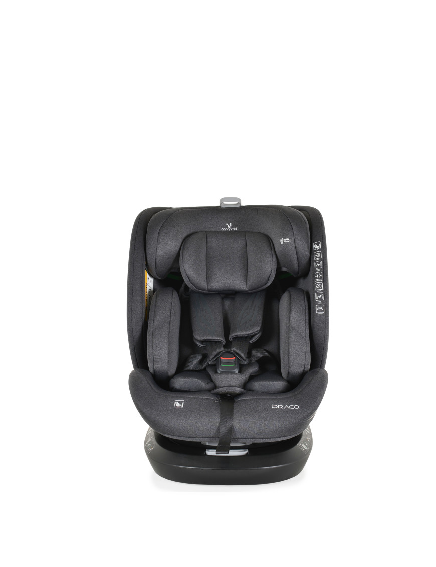 Стол за кола Draco 40-150см черен