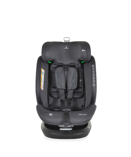 Стол за кола Draco 40-150см черен