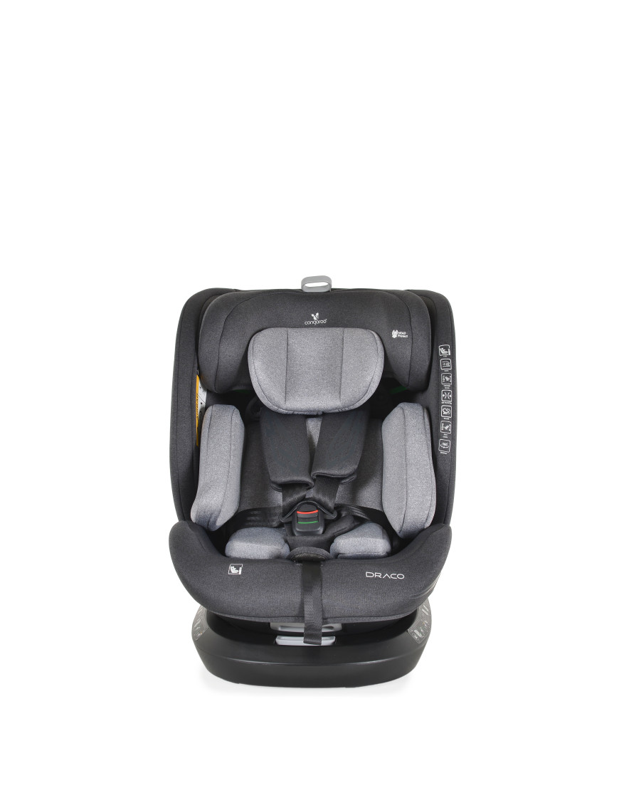 Стол за кола Draco 40-150см сив