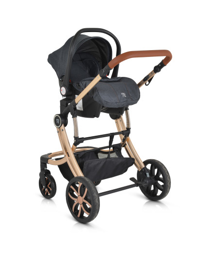 Стол за кола Trio 40-87см сив