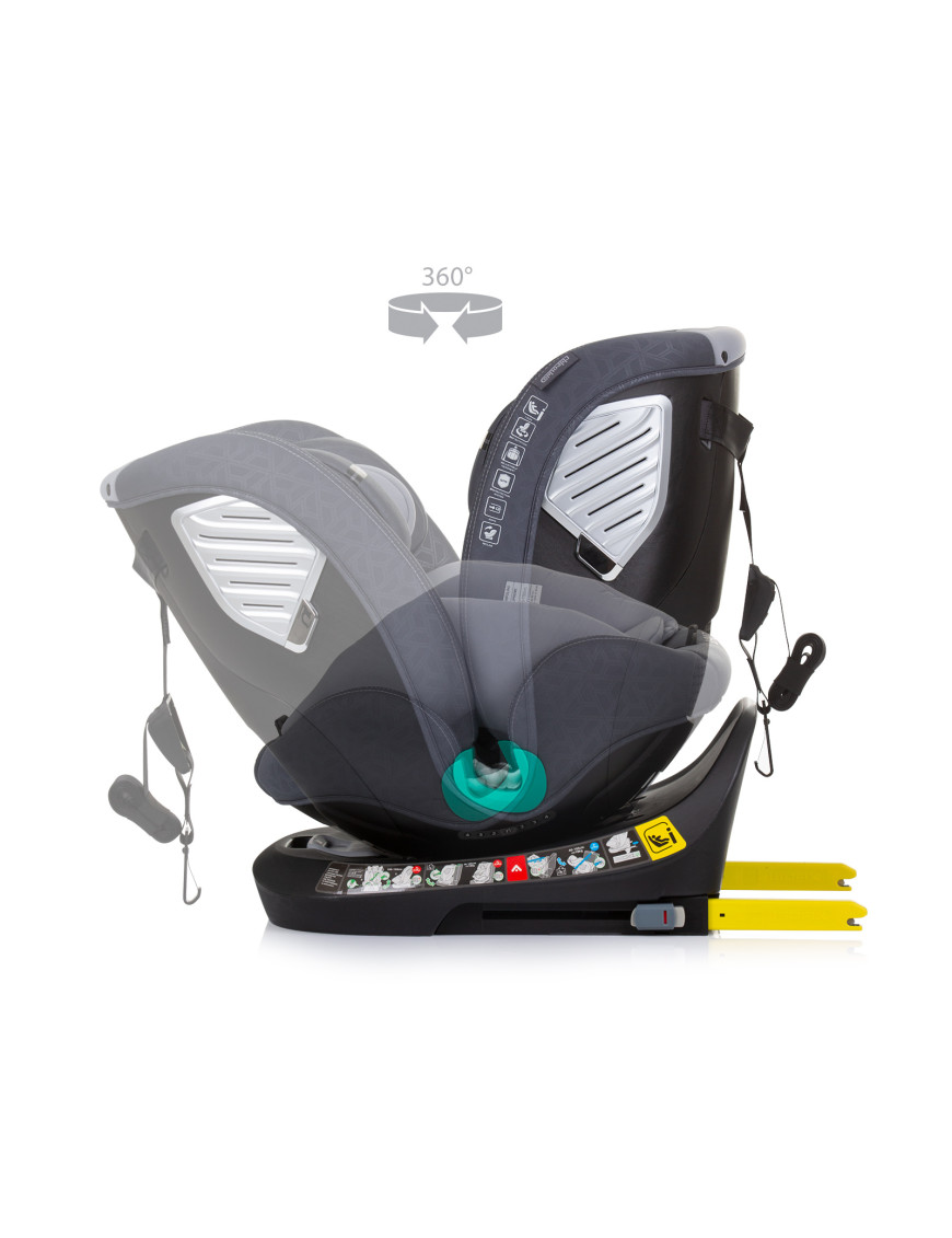 Столче за кола360 I-size 40-150 SUPREME гранит