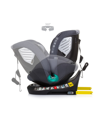 Столче за кола360 I-size 40-150 SUPREME гранит