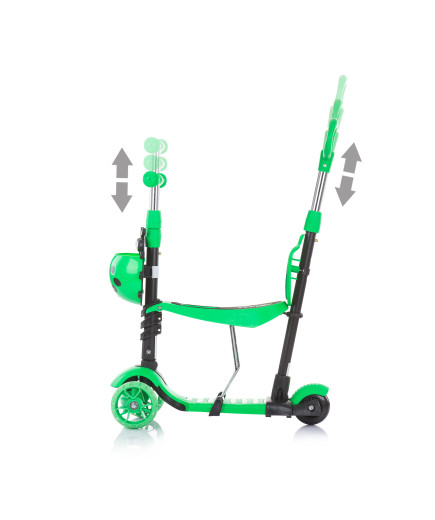Скутер "Киди Ево"с дръжка лайм