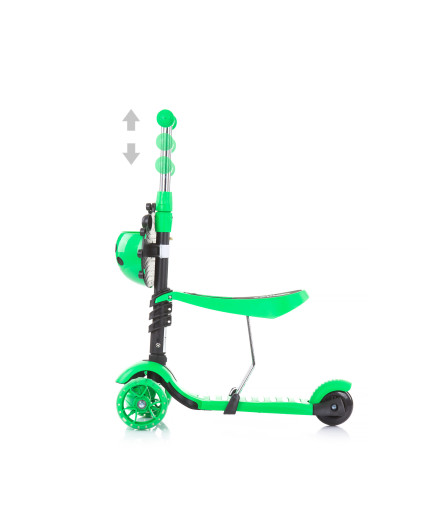 Скутер "Киди Ево"с дръжка лайм