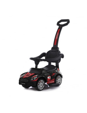 Кола за яздене с дръжка Рейсинг черна