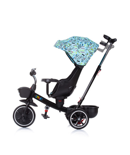 Триколка със сенник "СМАРТ" синя