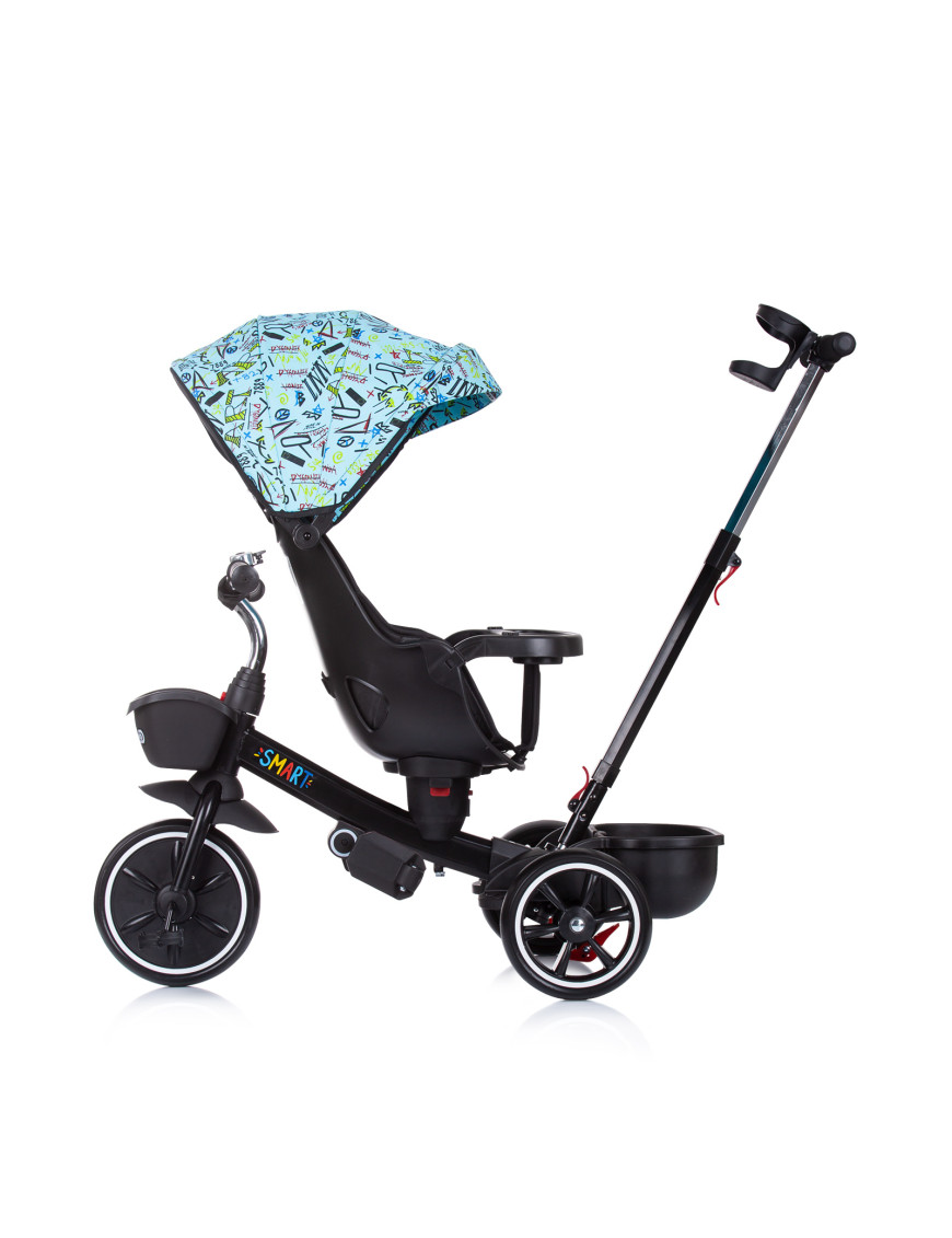 Триколка със сенник "СМАРТ" синя