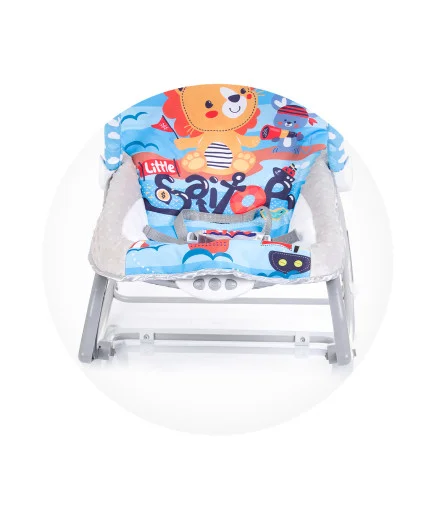 Музикален шезлонг "Baby Spa"син