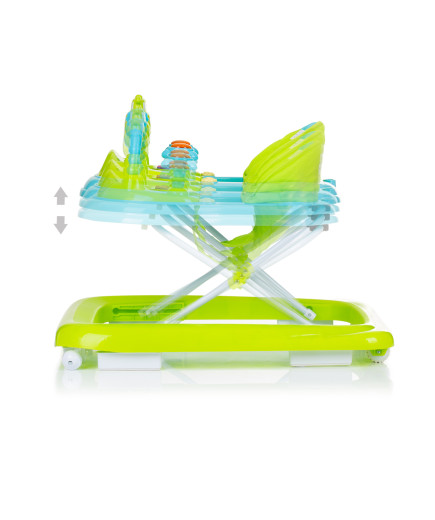 Детска проходилка "Кравичка"синьо/зелена