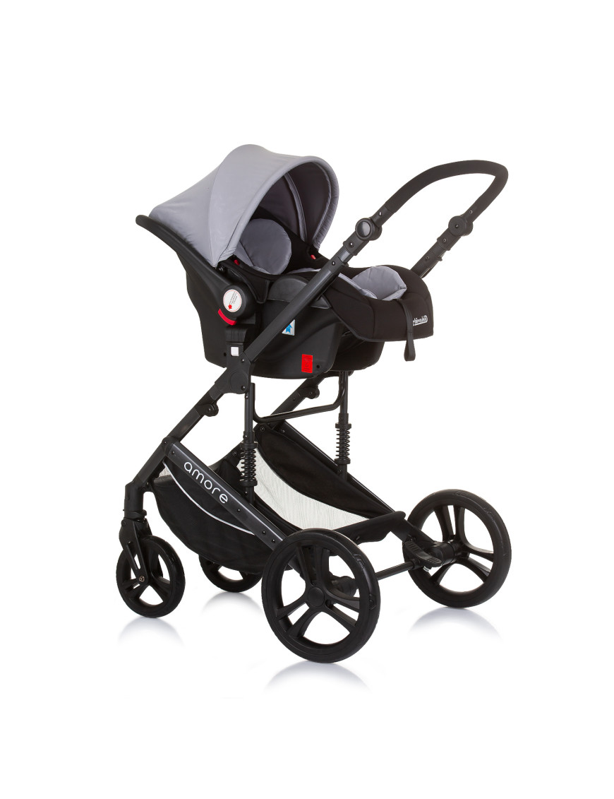 Детска количка "Аморе" пепелно сиво